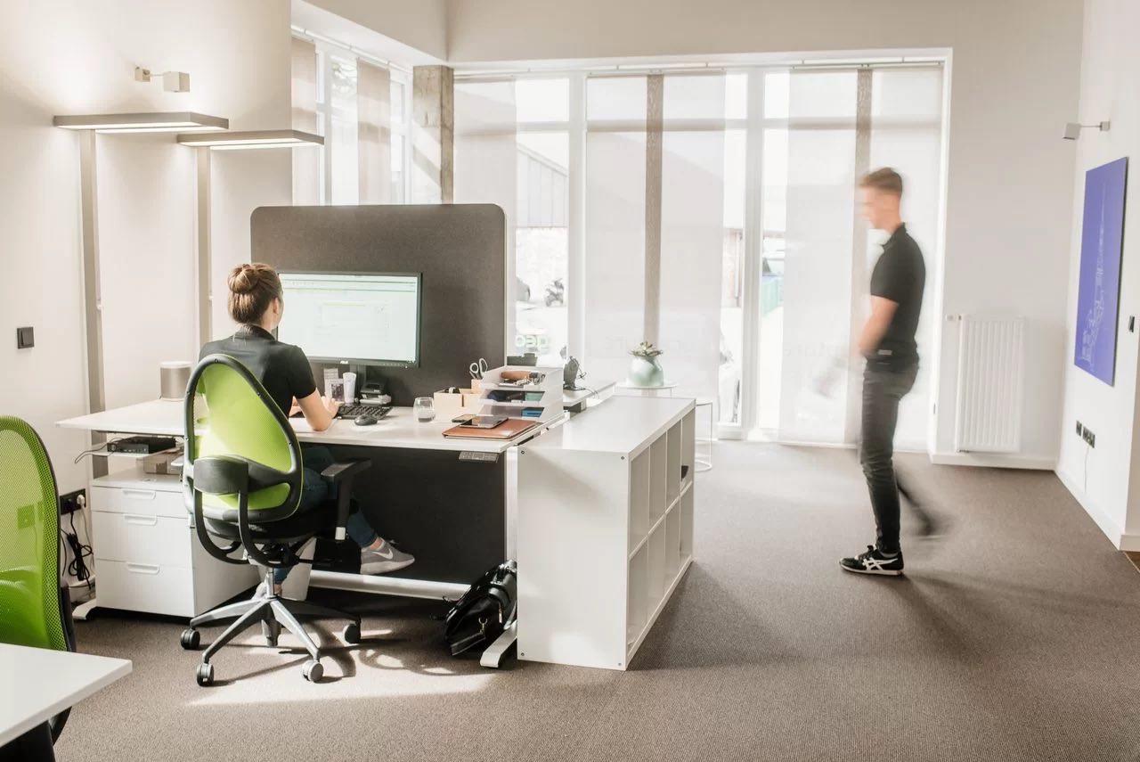 Colega del departamento de ventas de geoCapture