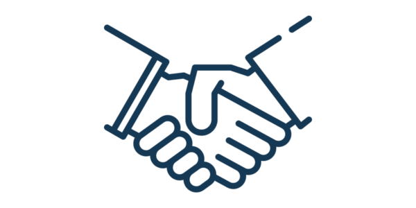 Dar la mano