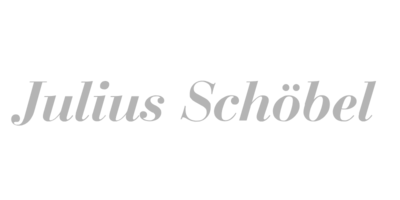 Julius Schöbel Logo in grauer Schrift