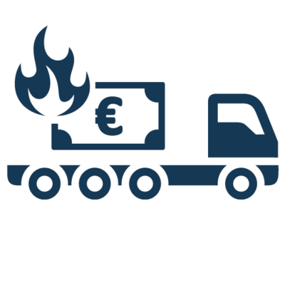 Quemador de dinero de carga baja