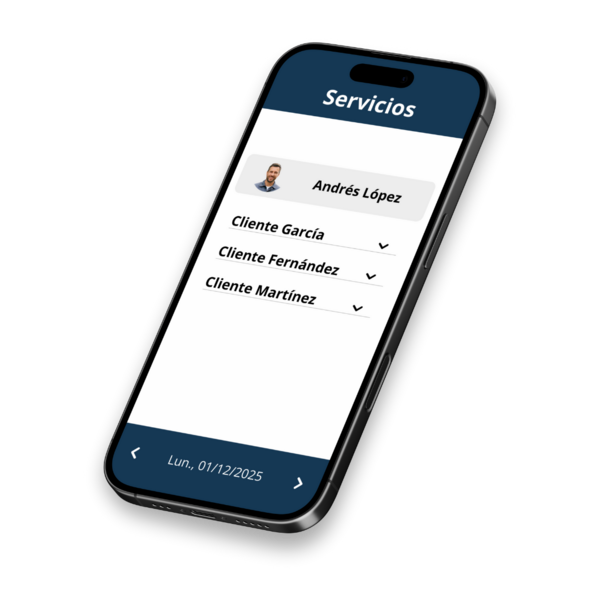 geoCapture App mit mobiler Service- und Einsatzübersicht für Mitarbeiter