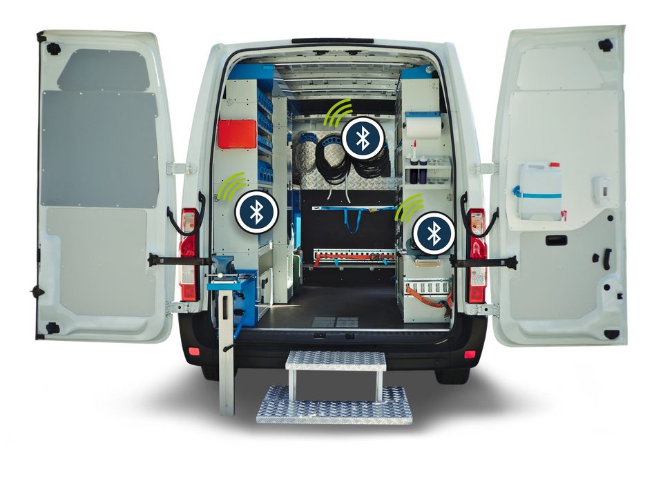 Cargar el vehículo con BLE-Beacons