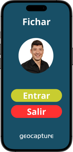 Registro digital del tiempo de trabajo con la aplicación geoCapture