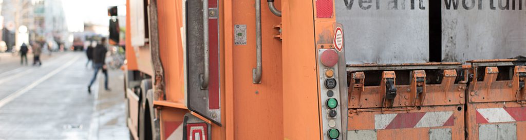 Fahrzeuge der Müllabfuhr werden mit geoCapture per GPS geortet