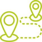 Registro exacto de los trayectos