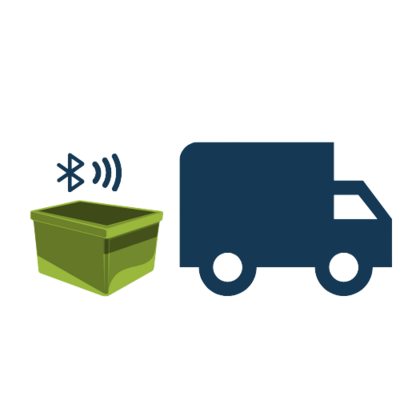 Las balizas BLE guardan la última ubicación cuando se colocan.